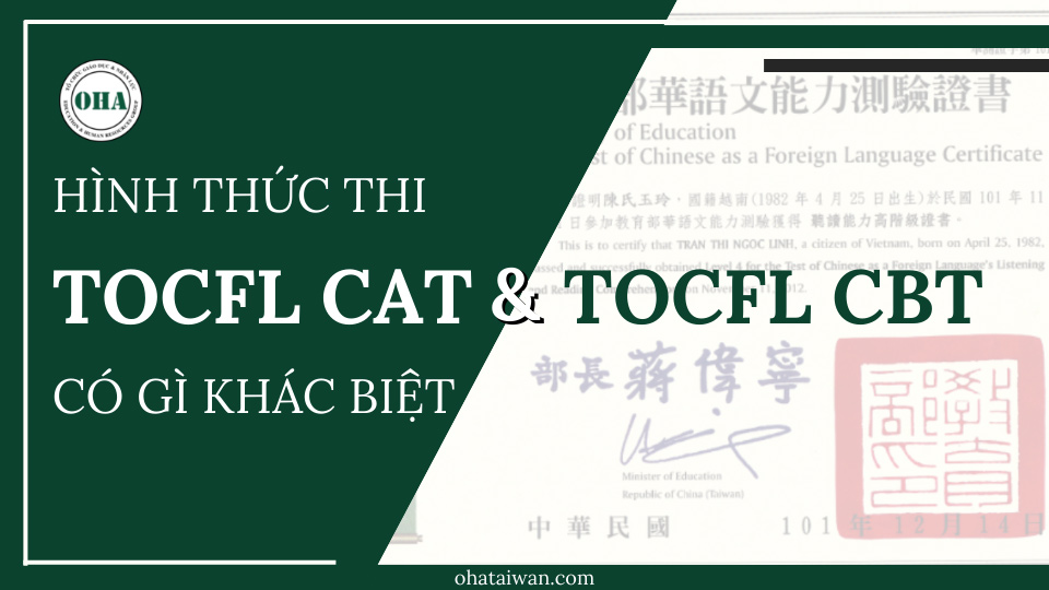 Hình thức thi TOCFL CAT và TOCFL CBT có gì khác biệt?