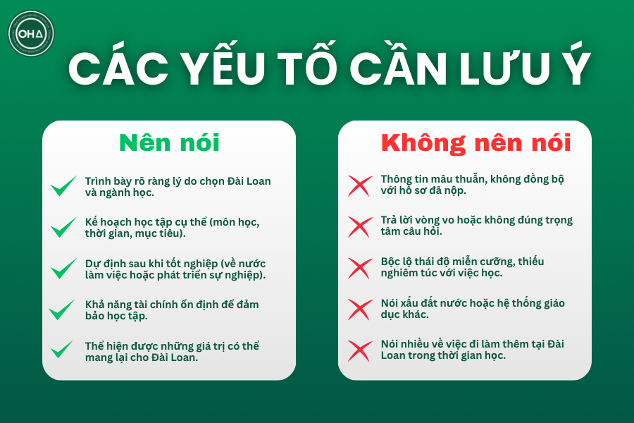 Phỏng Vấn Visa Du Học Đài Loan: Bí Quyết Ghi Điểm Và Tránh Rủi Ro OHA Education OHA Education
